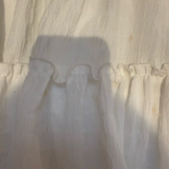 Chic White Ruffle Mini Skirt - Picture 6 of 6